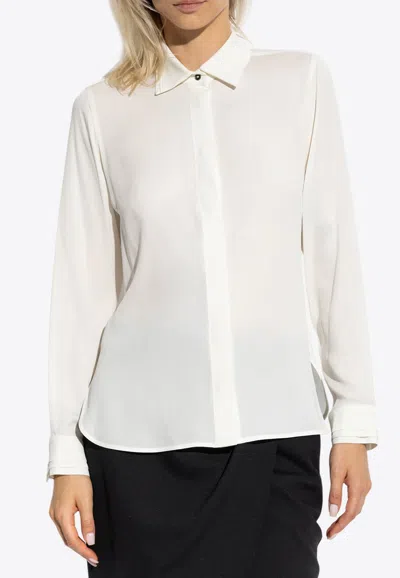 Max Mara Norel Long-sleeved Slim Shirt
