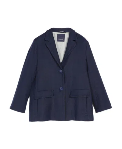Max Mara Notch-lapel Single-breasted Blazer In Black