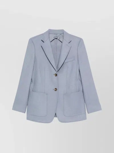 MAX MARA NOTCH LAPEL SINGLE BREASTED JACKET