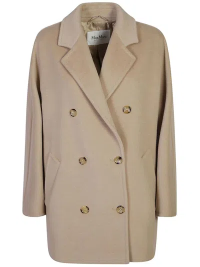 MAX MARA NOTCHED DOUBLE-BREASTED COAT