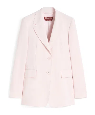 Max Mara Notched Linz Jacket In Multi