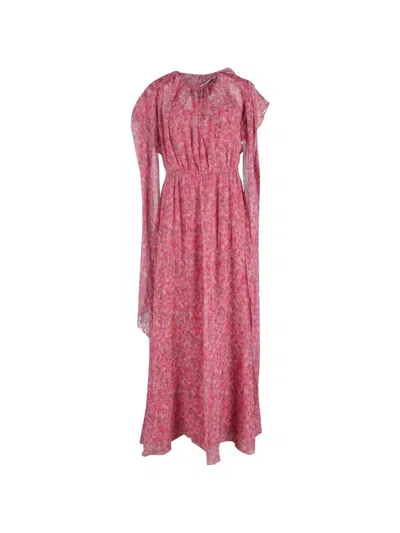 Pre-owned Max Mara Novak Short-sleeve Max Dress In Pink
