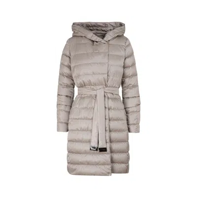 Max Mara Novef Down Jacket In Taupe