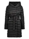 Max Mara Novef Reversible Quilted Coat In Black