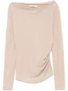 Max Mara Novella Sweater In Nude & Neutrals