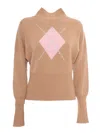 Max Mara Nuccia Camel Sweater/tank/top In Camel