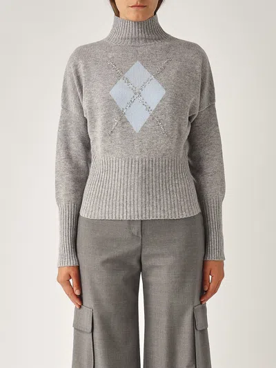 Max Mara Nuccia Sweater In Grigio