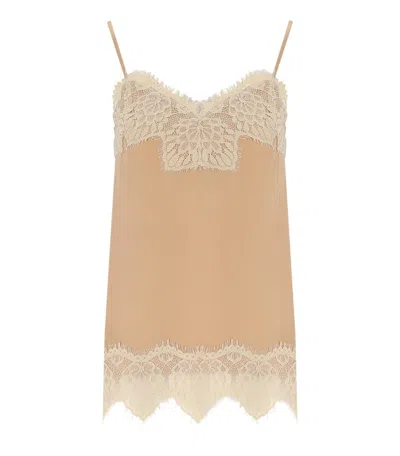 Max Mara Nude Top In Beige