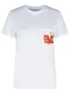 Max Mara T-shirt With Embroidered Pocket