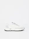 Max Mara Nylon And Leather Running Shoes In White