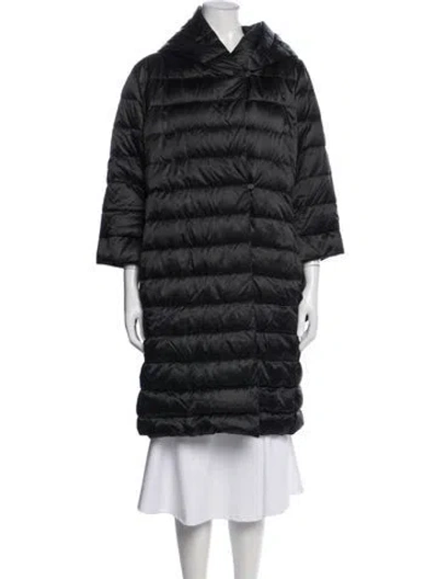 Pre-owned Max Mara Nylon Down Coat In Blue