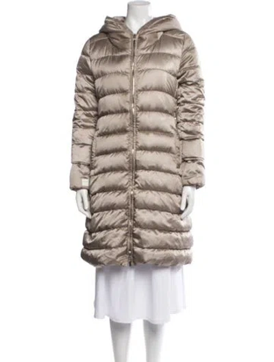 Pre-owned Max Mara Nylon Down Coat In Multi