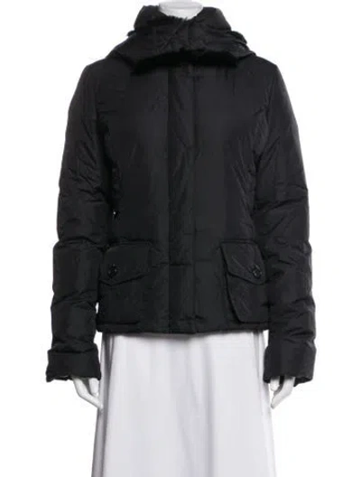 Pre-owned Max Mara Nylon Down Jacket In Black