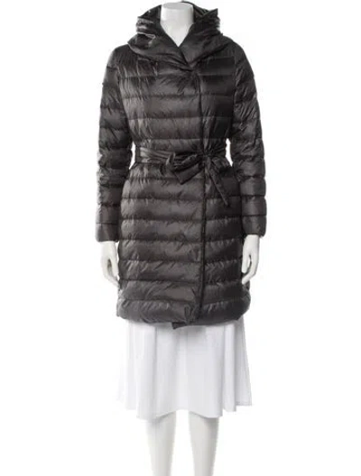 Pre-owned Max Mara Nylon Down Jacket In Green
