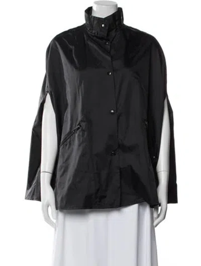 Pre-owned Max Mara Nylon Jacket In Black