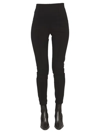 Max Mara Nylon Pants In Black
