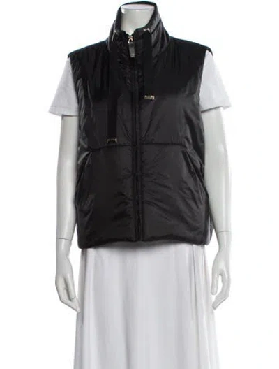 Pre-owned Max Mara Nylon Vest In Black