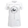 Max Mara Oblo Whale Printed T-shirt In White Cotton In White