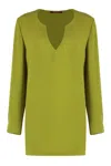 Max Mara Oboli Blouse In Green