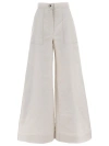 Max Mara Oboli Trouser In Beige O Tan