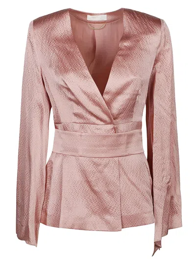 Max Mara Occhi Jacket In Pink