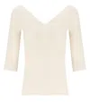 Max Mara Weekend Oceano Ecru Top In Neutral