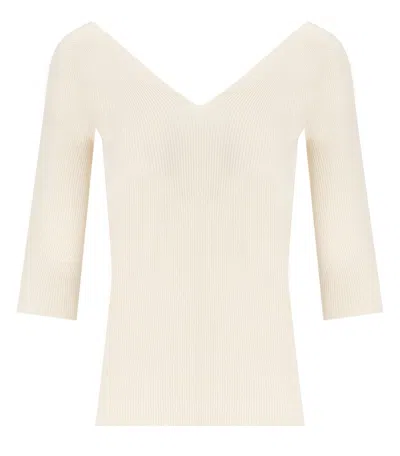 MAX MARA OCEANO ECRU TOP