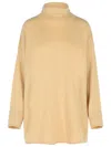 Max Mara Oder Beige Cashmere Turtleneck Sweater In Beige