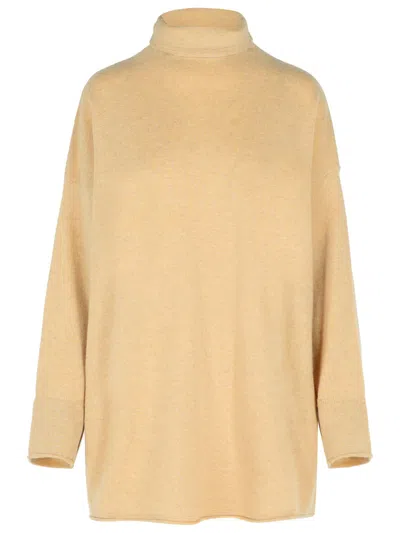 Max Mara Oder Beige Cashmere Turtleneck Sweater