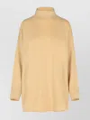 Max Mara Oder Beige Cashmere Turtleneck Sweater