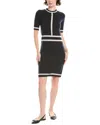 Max Mara Odissea Knitted Wool & Cashmere-blend Dress In Black