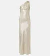 Max Mara Odissea One-shoulder Gown In White