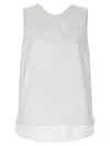 Max Mara White Sleeveless Top