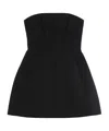 Max Mara Betel Strapless Paneled Mini Dress