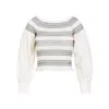 Max Mara Walk Off-shoulders Top In White