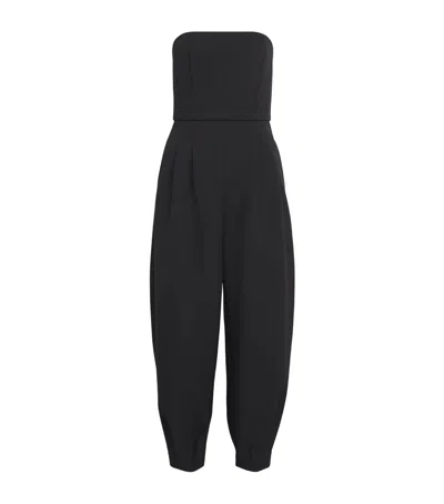 Max Mara Off-the-shoulder Jumpsuit In Black