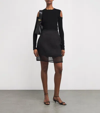 Max Mara Off-the-shoulder Sweater In Black