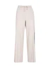 Max Mara Off White Filippa Soft Flannel Trousers In Off White