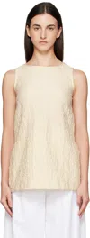 Max Mara Off-white Jersey Camisole In Multi