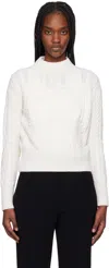 Max Mara Off-white Miranda Sweater In 001 White