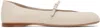 Max Mara Off-white Mmballet Flats In 067 Ice