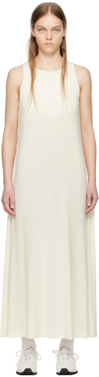 Max Mara Off-white Supremo Midi Dress In 6 Ecru
