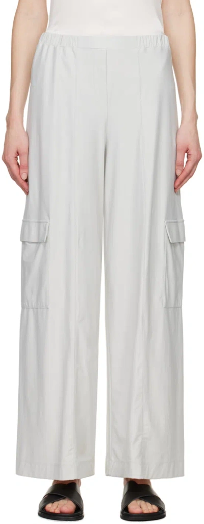 Max Mara Off-white Teseo Trousers In 1 Stone
