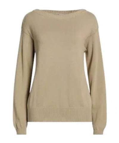 Max Mara Off-the-shoulder Knit Top In Brown