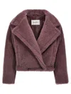 Max Mara Oggeri Casual Jackets And Parka Purple