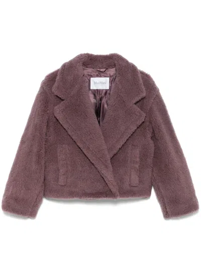 Max Mara Women Oggeri Corto Cappotto In Purple