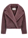 Max Mara Oggeri Casual Jackets And Parka Purple In Purple