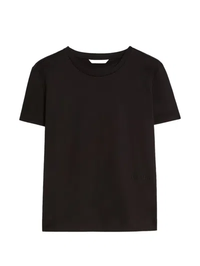 Max Mara Ogo-embroidered T-shirt In Brown