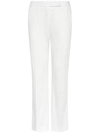 MAX MARA MAX MARA OKRA COTTON SATIN TROUSERS