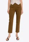 Max Mara Trousers Straight Leg Belt Loops